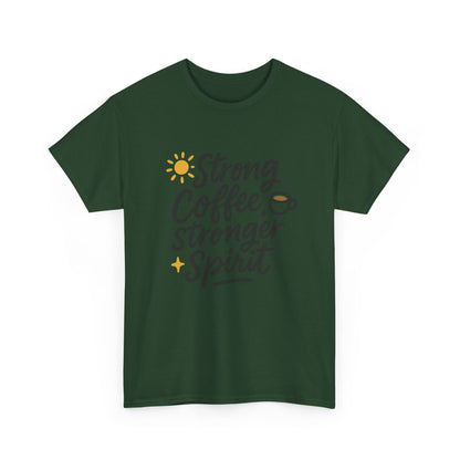 Additional product view of the Algeria Strong Coffee, Stronger Spirit T-Shirt