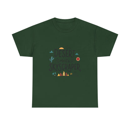 Additional product view of the Qatar Desert Wisdom, Skyscraper Dreams T-Shirt
