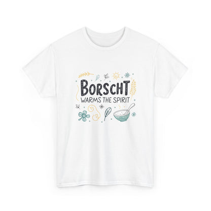 Additional product view of the Ukraine Borscht & Resilience T-Shirt