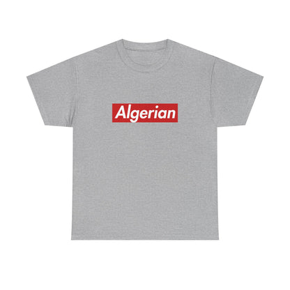 Additional product view of the Algerian Red Wordmark T-Shirt