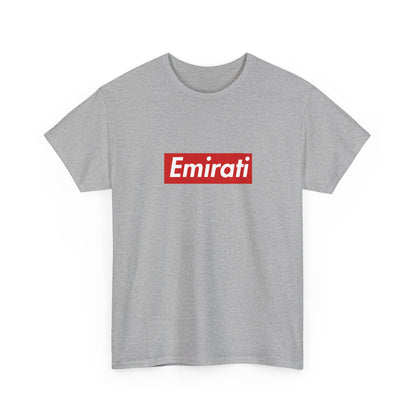 Additional product view of the United Arab Emirates Emirati Red Wordmark T-Shirt