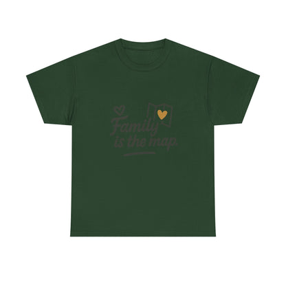 Additional product view of the Bangladesh Family Is the Map T-Shirt