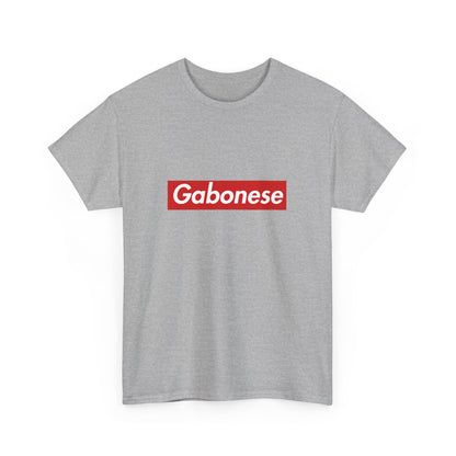 Additional product view of the Gabonese Red Wordmark T-Shirt