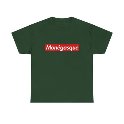 Additional product view of the Monaco Monégasque Red Wordmark T-Shirt