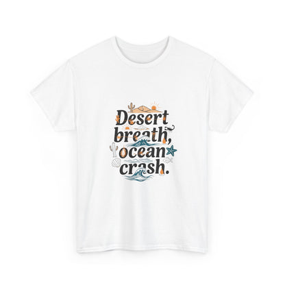 Additional product view of the Namibia Desert Breath, Ocean Crash T-Shirt