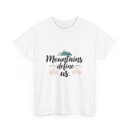 Additional product view of the North Korea Mountains Define Us T-Shirt