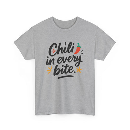 Additional product view of the Bhutan Chili in Every Bite T-Shirt