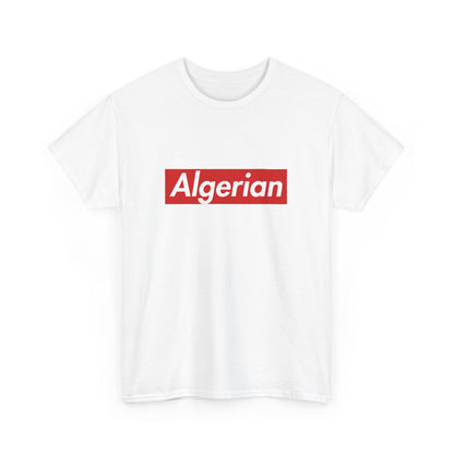 Additional product view of the Algerian Red Wordmark T-Shirt