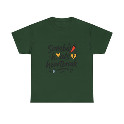 Additional product view of the Indonesia Sambal Heartbeat T-Shirt