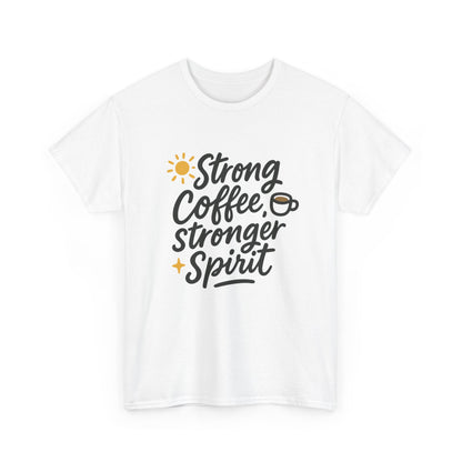 Additional product view of the Algeria Strong Coffee, Stronger Spirit T-Shirt