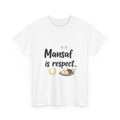 Additional product view of the Jordan Mansaf Is Respect T-Shirt