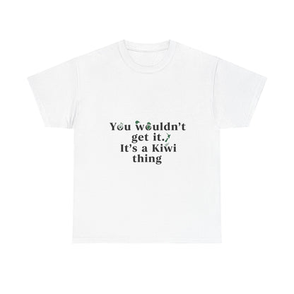 Front view of the New Zealand Kiwi Thing T-Shirt