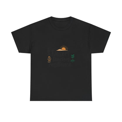 Additional product view of the Niger Desert Teaches Resilience T-Shirt