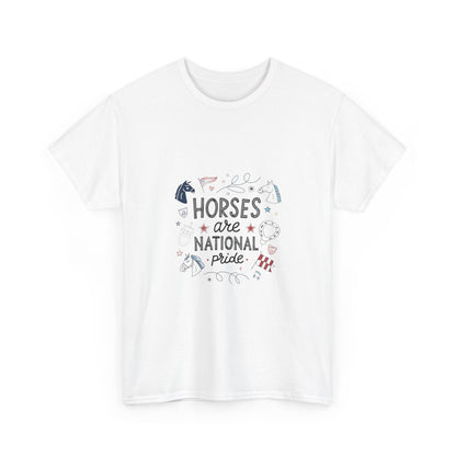 Additional product view of the Turkmenistan Horses in Our Heritage T-Shirt