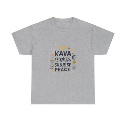 Additional product view of the Vanuatu Kava Nights, Sunrise Peace T-Shirt