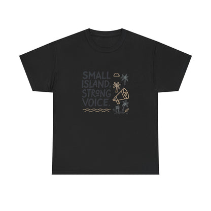 Additional product view of the Tuvalu Small Island, Strong Voice T-Shirt
