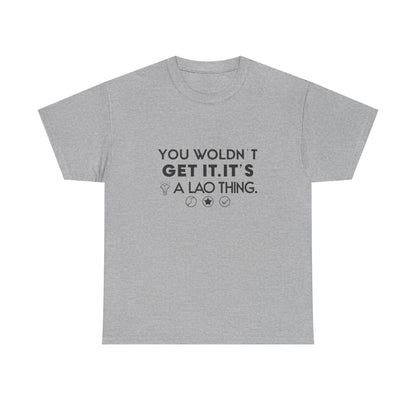 Additional product view of the Laos Lao Thing T-Shirt