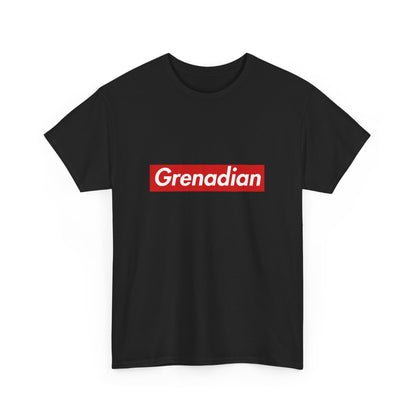 Additional product view of the Grenadian Red Wordmark T-Shirt