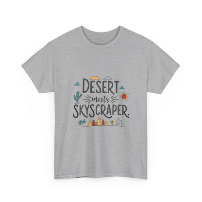 Additional product view of the Qatar Desert Wisdom, Skyscraper Dreams T-Shirt