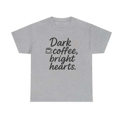 Additional product view of the Colombia Dark Coffee, Bright Hearts T-Shirt