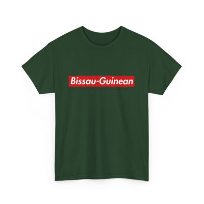 Additional product view of the Bissau-Guinean Red Wordmark T-Shirt