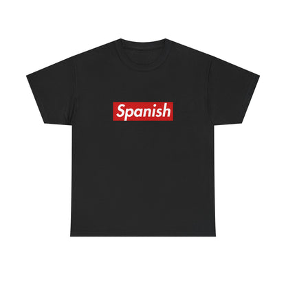Additional product view of the Spain Spanish Red Wordmark T-Shirt