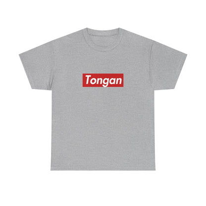 Additional product view of the Tonga Tongan Red Wordmark T-Shirt