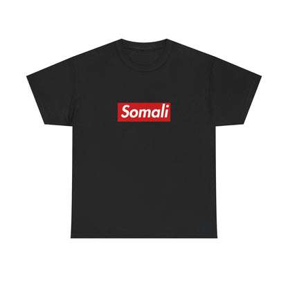 Additional product view of the Somalia Somali Red Wordmark T-Shirt