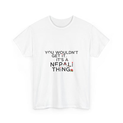 Additional product view of the Nepal Nepali Thing T-Shirt