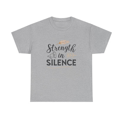 Additional product view of the Ukraine Strength in Silence T-Shirt