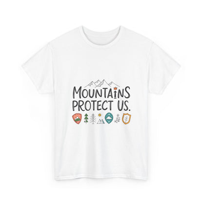 Additional product view of the Lesotho Mountains Protect Us T-Shirt
