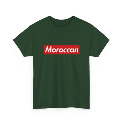 Additional product view of the Morocco Moroccan Red Wordmark T-Shirt
