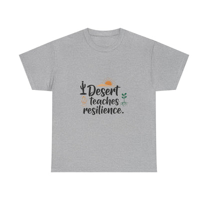 Additional product view of the Niger Desert Teaches Resilience T-Shirt