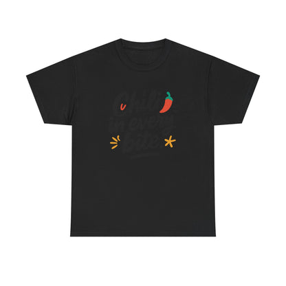Additional product view of the Bhutan Chili in Every Bite T-Shirt