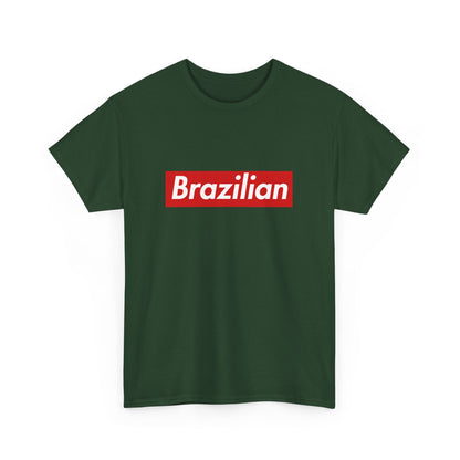 Additional product view of the Brazilian Red Wordmark T-Shirt
