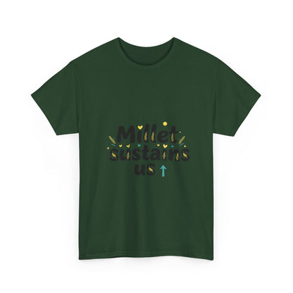 Additional product view of the Niger Millet Sustains Us T-Shirt