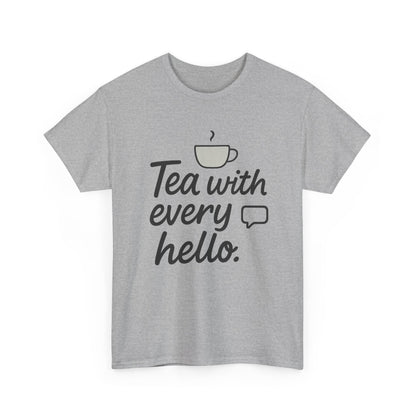 Additional product view of the Brunei Tea with Every Hello T-Shirt