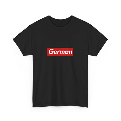 Additional product view of the German Red Wordmark T-Shirt