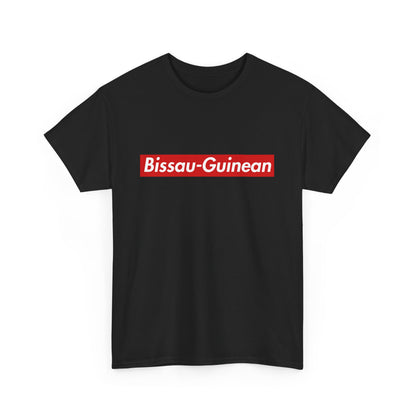 Additional product view of the Bissau-Guinean Red Wordmark T-Shirt