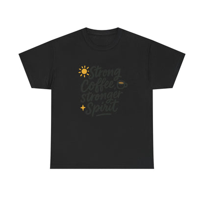 Additional product view of the Algeria Strong Coffee, Stronger Spirit T-Shirt