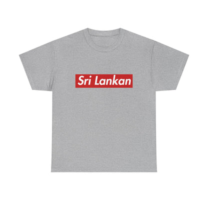 Additional product view of the Sri Lanka Sri Lankan Red Wordmark T-Shirt