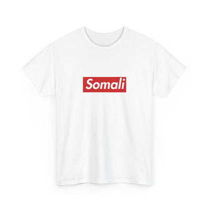 Additional product view of the Somalia Somali Red Wordmark T-Shirt
