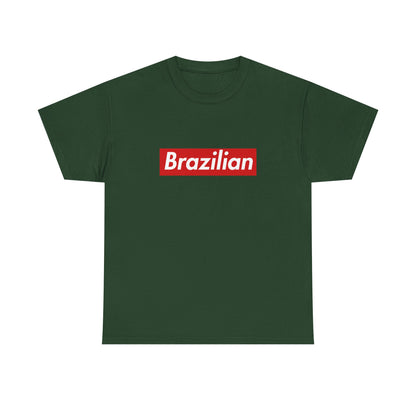 Additional product view of the Brazilian Red Wordmark T-Shirt