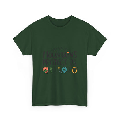 Additional product view of the Lesotho Mountains Protect Us T-Shirt