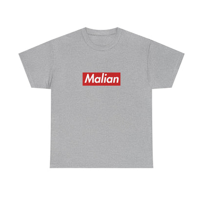Additional product view of the Mali Malian Red Wordmark T-Shirt