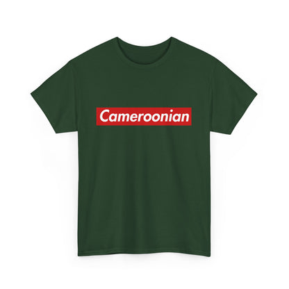 Additional product view of the Cameroonian Red Wordmark T-Shirt