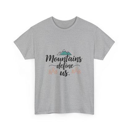 Additional product view of the North Korea Mountains Define Us T-Shirt