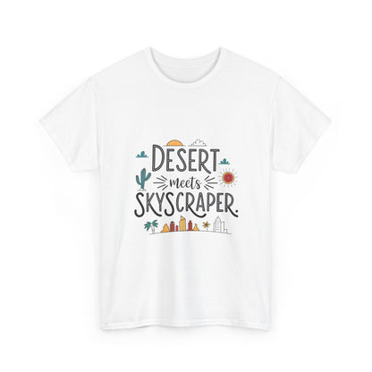 Additional product view of the Qatar Desert Wisdom, Skyscraper Dreams T-Shirt