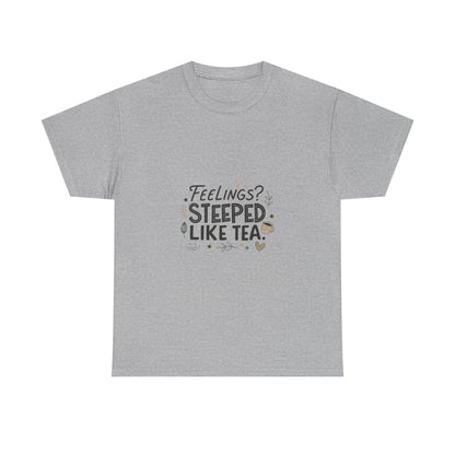 Additional product view of the United Kingdom Feelings Steep Like Tea T-Shirt