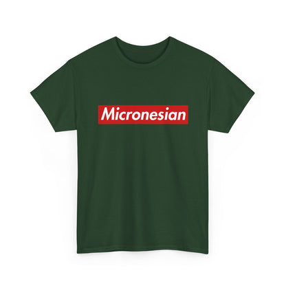 Additional product view of the Micronesia Micronesian Red Wordmark T-Shirt